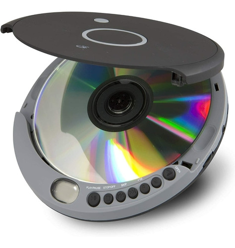 Reproductor De Cd Personal Portátil Y Mp3 Antisalto Gpx