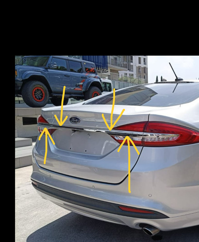 Moldura Cromada Cajuela Ford Fusion 2017 2018 (Usado)