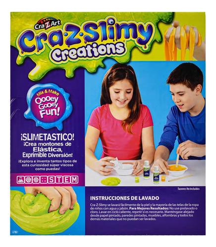 Slimy Creation Craz Z Slime Neon Mezcla