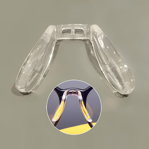 4 Sillín Para Gafas, Puente De Silicona, Almohadilla Grande