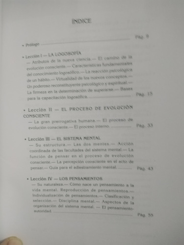 Logosofía Ciencia Y Método González Pecotche