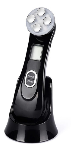 Electroporador Mesoterapia Fototerapia Radiofrecuencia Negro