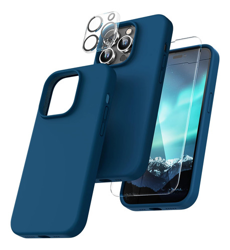 Funda Tocol Para iPhone 14 Pro C/cubre Cam Pant Storm