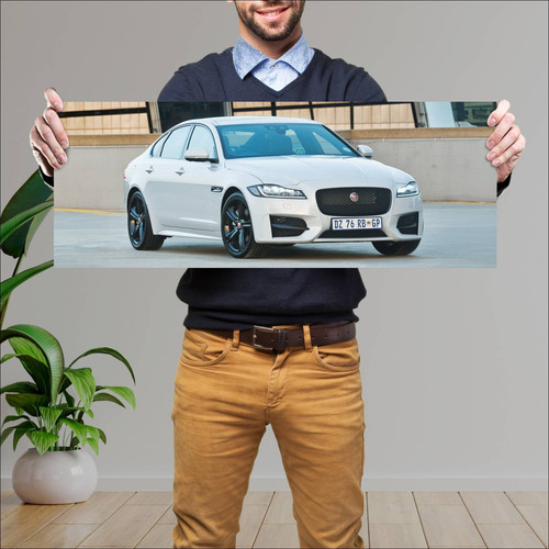 Cuadro 30x80cm Auto 2016 Jaguar Xf R Sport Za 38 443