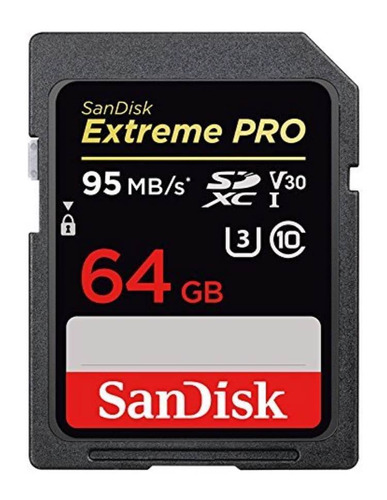 Tarjeta De Memoria Sandisk Extreme Pro Sd 64gb 95 Mb/s