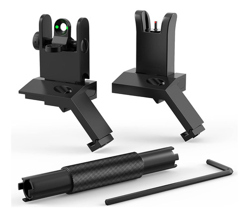 Rtmgob 45 Degree Offset Iron Sights - Canted Flip Up Sights 