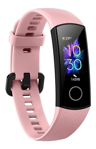 Imagen 1 de 2 de Smartwatch Honor Band 5 0.95" malla coral pink de silicona CRS-B19S