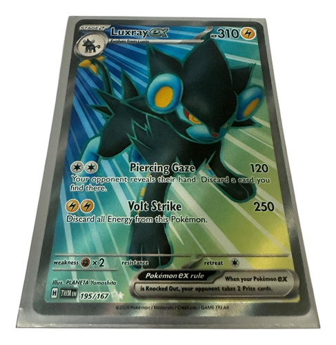 Luxray Ex 195/167 Full Art Pokemon Tcg