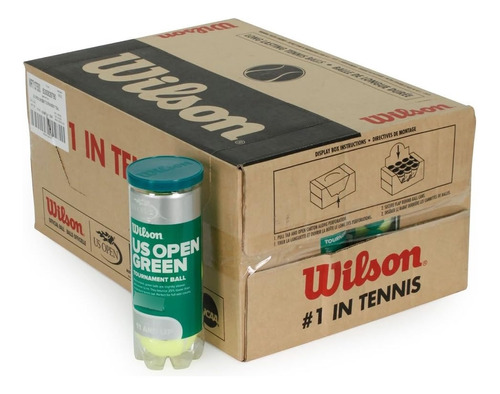 Pelotas Tenis Verde Wilson Pqt 3 Pzas 