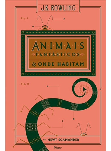Livro Animais Fantásticos E Onde Habitam J.k. Rowling Editora Rocco