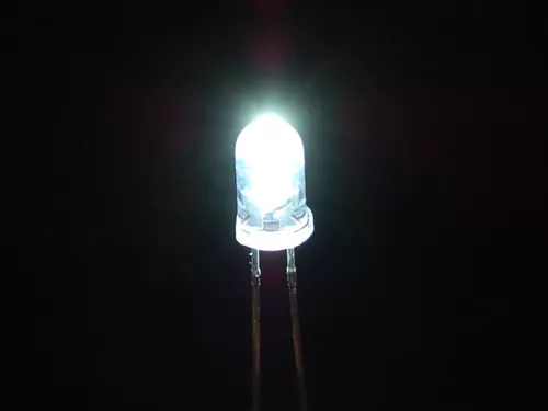 100 LEDs 5mm blanco 20000mcd led blancos diodo emisor Zub iluminación de modelismo