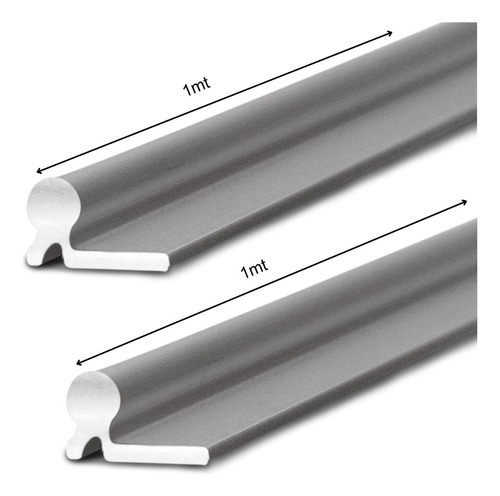 Riel D52 1mt Aluminio Ducasse Para Sistema Closet (2pzas)