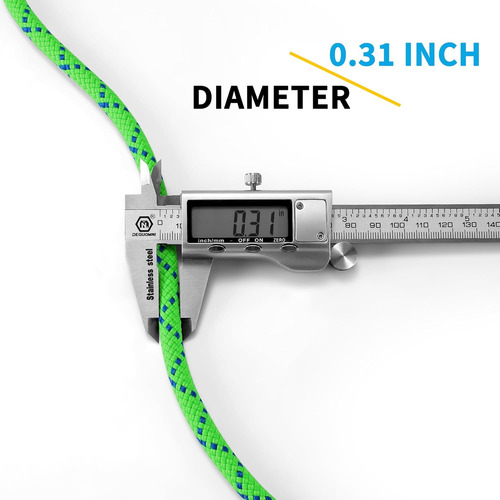 Cuerda De Accesorios De 8 Mm (5/16 Pulgadas) 30 M (100 ...