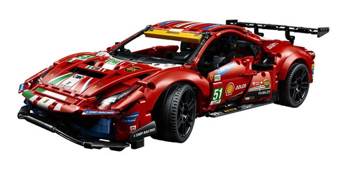 Lego 42125 Technic Ferrari 488 Gte Af Corse - 1677 Peças