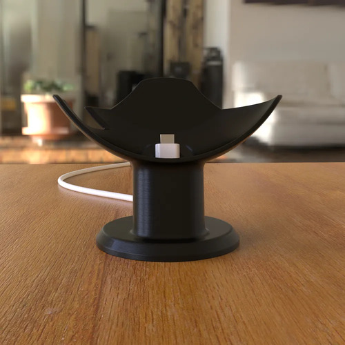 Soporte Vertical Pedestal Google Nest Mini Blanco Impreso 3d