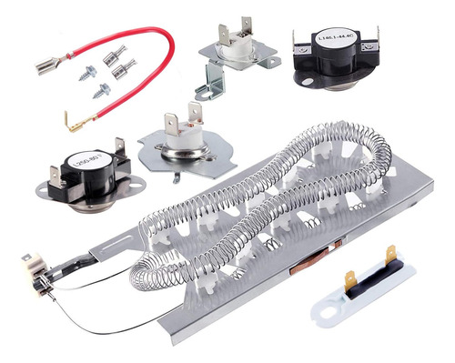 3387747 Elemento Calefactor Para Secadora Y Kit De Termostat