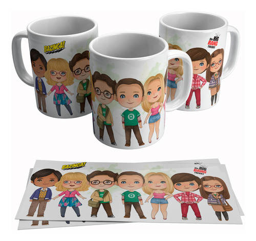 Taza 11oz The Big Bang Theory + Chocolate + Envio Amazon Pri