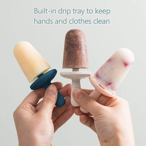 Juego De Moldes Para Paletas De Silicona,reutilizables