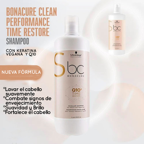 Schwarzkopf Professional Bonacure Q10 Time Restore Shampoo M