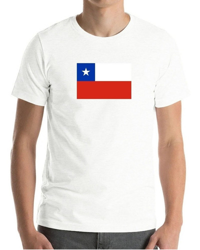 Polera Bandera Chile Fiestas Patrias Viva Chile Amor Chile H