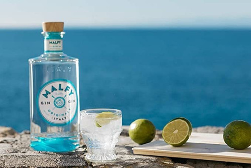 Imagen 3 de 3 de Ginebra Originale 750 Ml Italiana 41% Alcohol Malfy