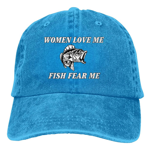 Gorra Love Me Fish Hat Para Mujer, Lavada, Gorra De Béisbol,