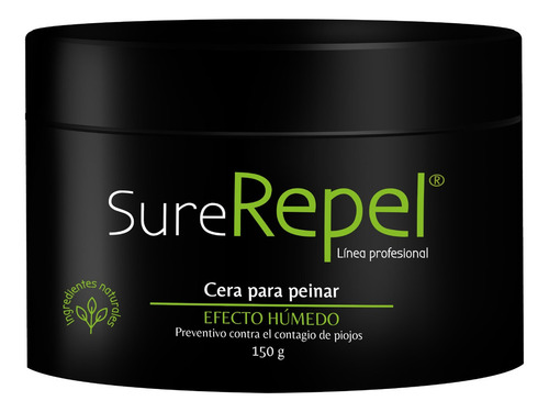 Cera Para Peinar Profesional Sure Repel Repelente De Piojos Ideal Para Un Look Increible Protegido De Los Indeseables Piojos Y Con Agrdable Aroma A Lavanda