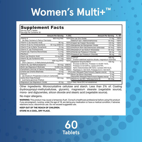 Jarrow Women's Multi+ Multivitaminas Crecimiento Capilar 60