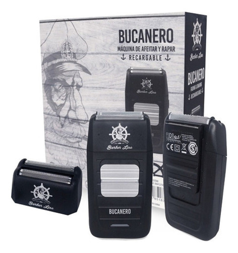 Shaver Eurostil Bucanero Fading Profesional +repuesto Barber