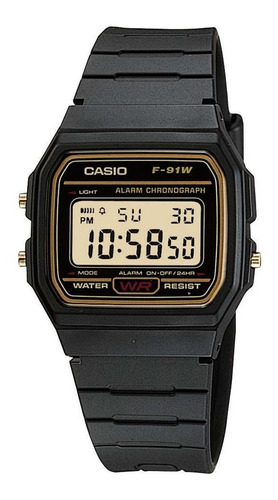 Relógio Casio Masculino F-91wg-9qdf Original Barato