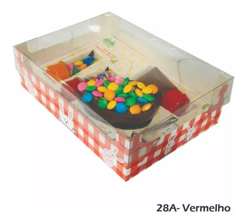 CAIXA KIT CONFEITEIRO +JOGO DA MEMORIA - COELHOS C/25UN