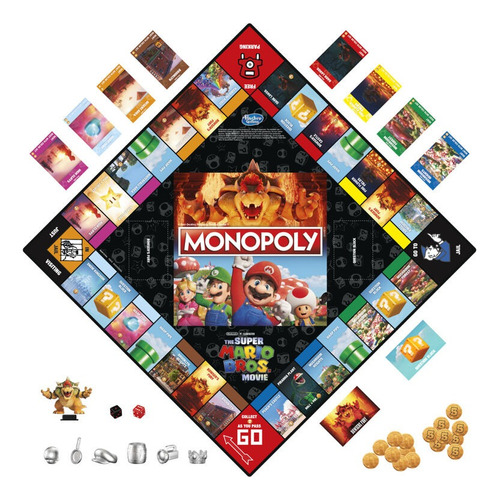 Monopoly Mario Bros  (Reacondicionado)