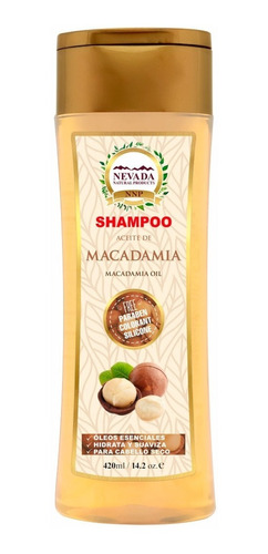 Nevada Shampoo Aceite De Macadamia Sin Parabenos Color 420ml