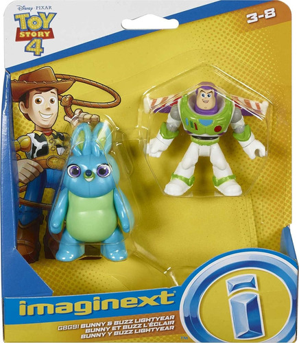 Toy Story Fisher-price Disney Pixar 4 Bunny Y Buzz Lightyear