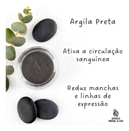 Kit 2 Mascara Removedora De Cravos Black Mask Anti Acne Limpeza Profunda Argila Colágeno Elastina Apolo