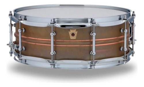 Tambor Fónico De Cobre Crudo 5x14 Con Orejetas De Tubo