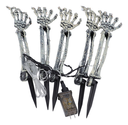 Estacas Led 5 En 1 De Plástico Skeleton Arm