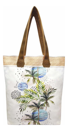 Bolsa Tropical Feminina Com Necessaire Coqueiro Magicc Bolsas 202