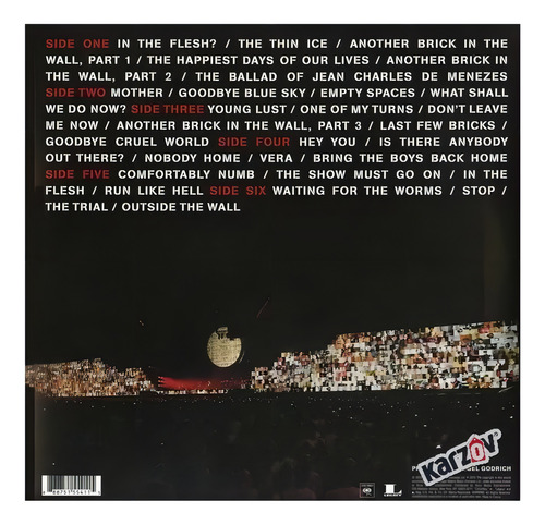 Roger Waters - The wall- versão padrão em vinil 2015