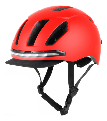 Casco De Seguridad Turn Con Led Para Ciclismo Con Parte Dela