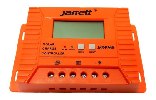 Controlador Regulador De Carga Solar Jarrett 40 Amp 2 Usb