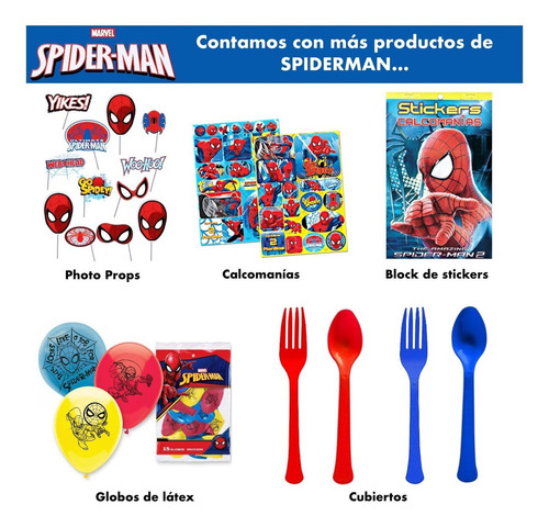 Mantel De Plastico Rectangular Spider Man (254 X 107 Cm) Color Pesonaje Spiderman
