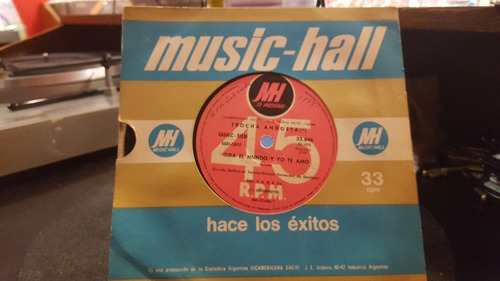 Trocha Angosta Gira El Mundo Y Yo Te Amo Disco Vinilo 7'' Ex