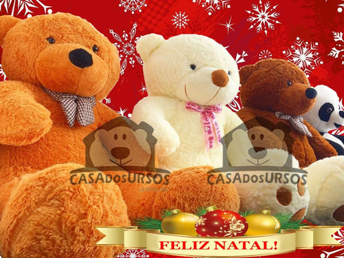 Imagem 10 de 10 de Urso Pelúcia Presente Namorada Enorme 1,40 Metros + Coração