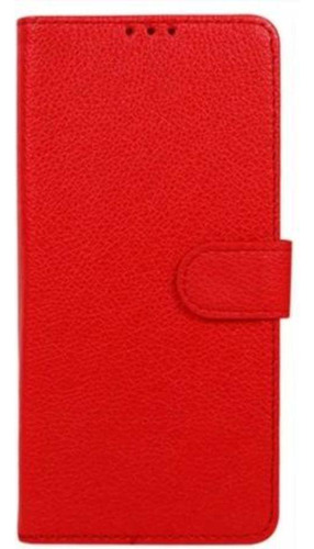 Capa Carteira Estojo Vermelho Compatível Moto G84 Flip