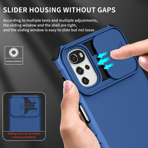 B Funda De Teléfono Con Soporte Para Motorola E32 E40 E30