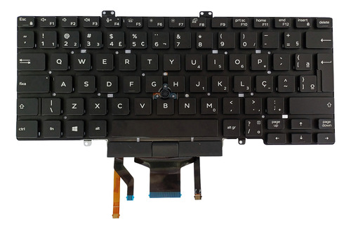Teclado Compatível Para Dell Latitude 5410 5400 P98g Com Led