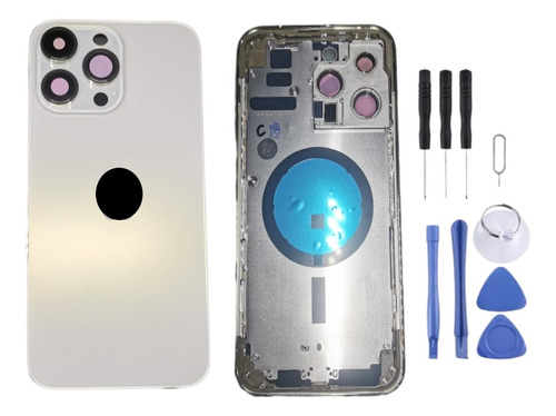 Carcasa Chasis Para iPhone 14 Pro Max A2893, Ranura Para Sim