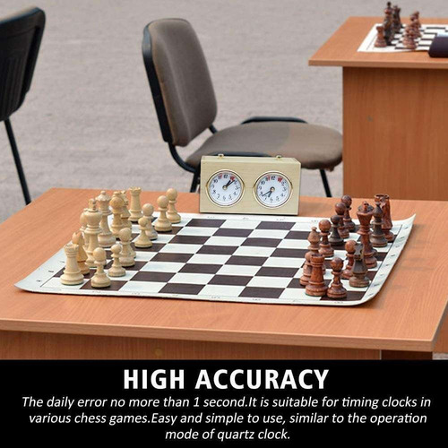 Imagen 5 de 7 de Timer De Ajedrez Selm, Juego De Mesa Profesional De Ajedrez