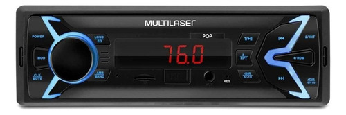 Som automotivo Multilaser Pop P3335 com USB e leitor de cartão SD